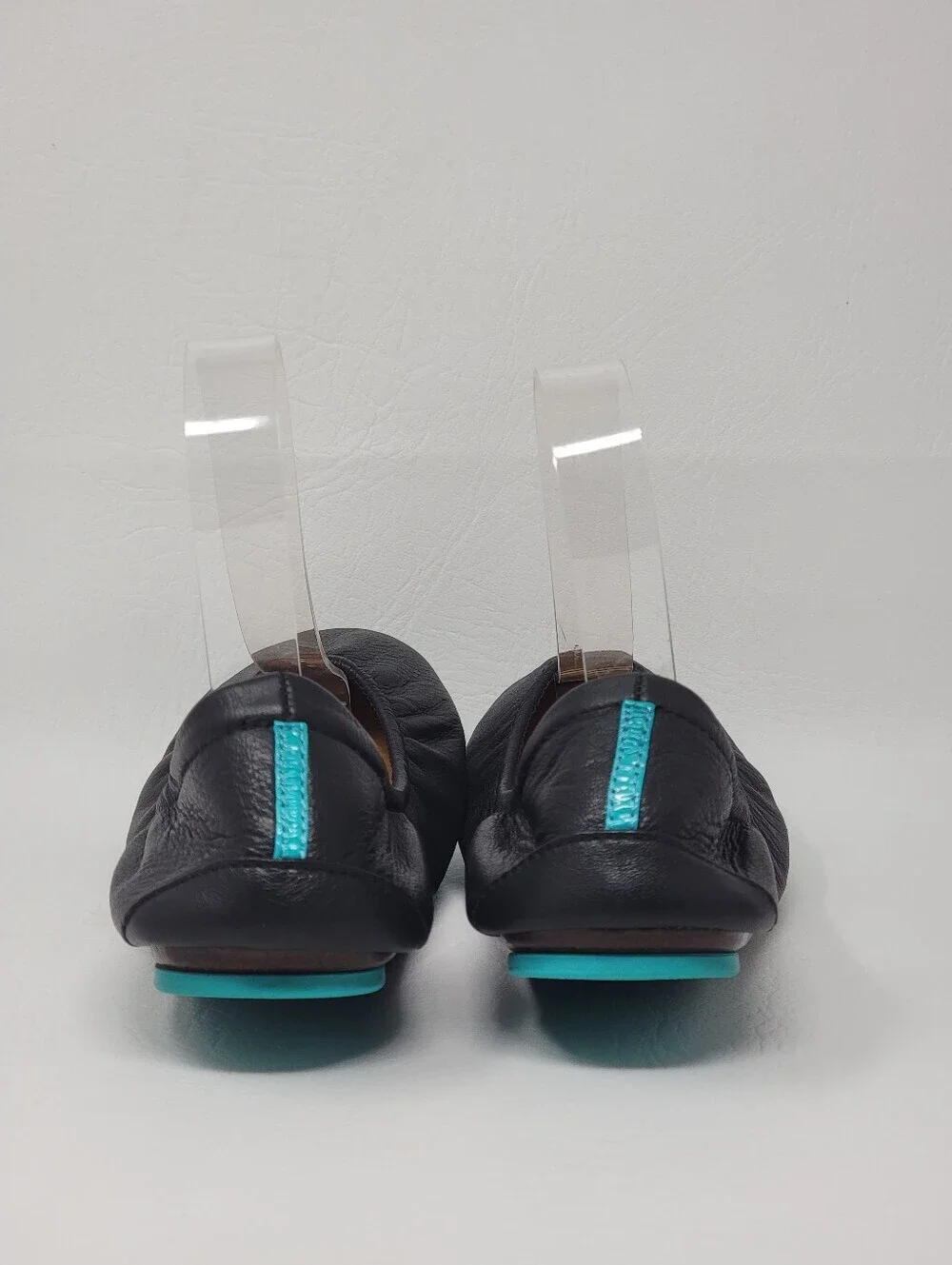 Tieks by Gavrieli California Navy Blue Leather Ballet Flats Slip On Shoes Size 8